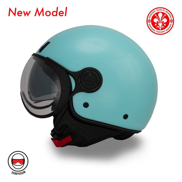Casco JET A-Ventura Cielo Monocromo di MM Independent