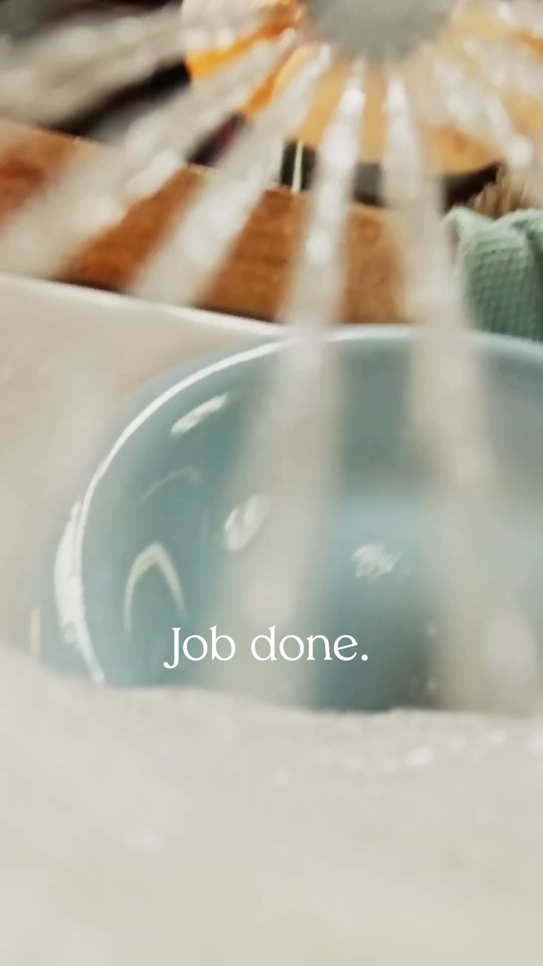 For a spotless kitchen sink.