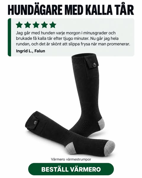 Tre par strumpor. Ändå kalla tår.