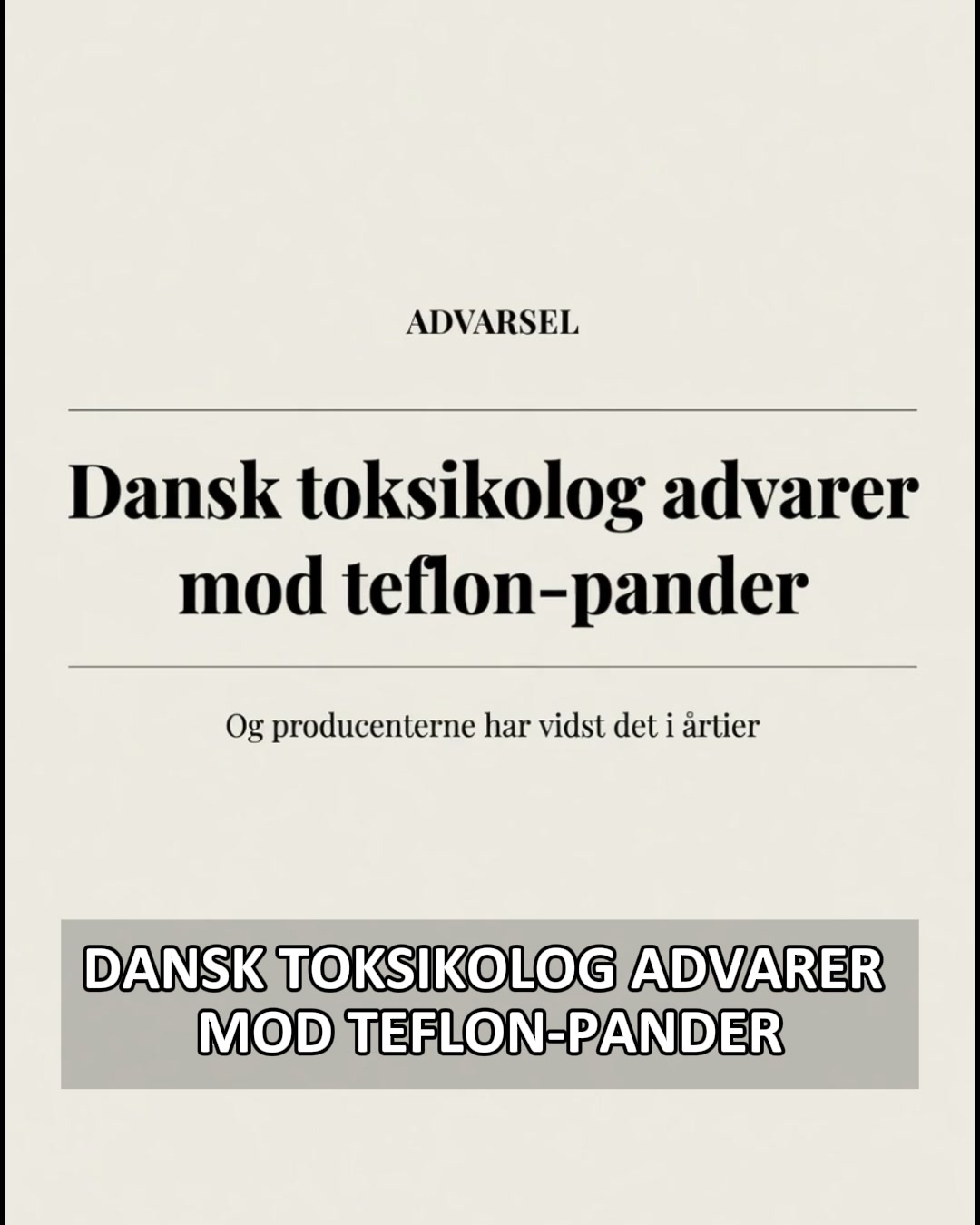 3 GRATIS Gaver Med Hver Pande