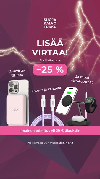Ale voimassa vain maanantaihin asti!