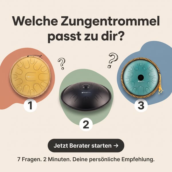 Finde deine Zungentrommel in 2 Min.