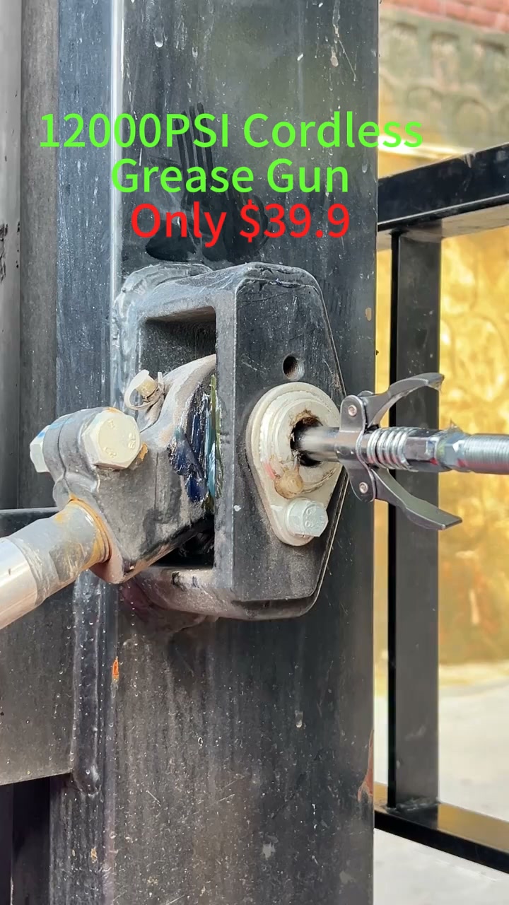 Cordless Grease Gun 12000PSI | Compatible with Dewalt & Milwaukee Batteries