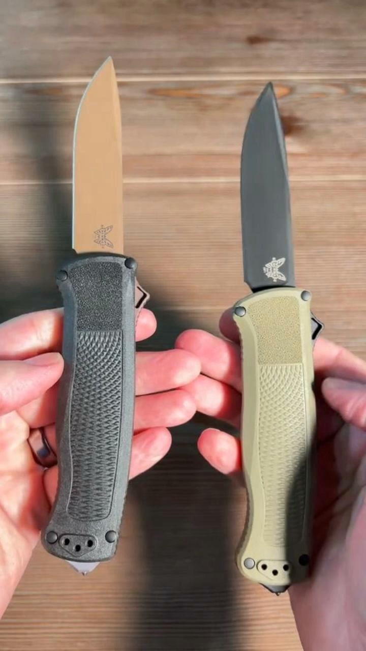 Benchmade Shootout 5370FE OTF — Lightweight Tactical EDC with CPM-CruWear Tanto Blade, CF-Elite Handle & Carbide Glass Breaker