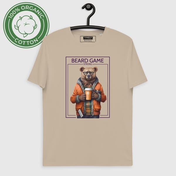 Beard Game organic cotton t-shirt