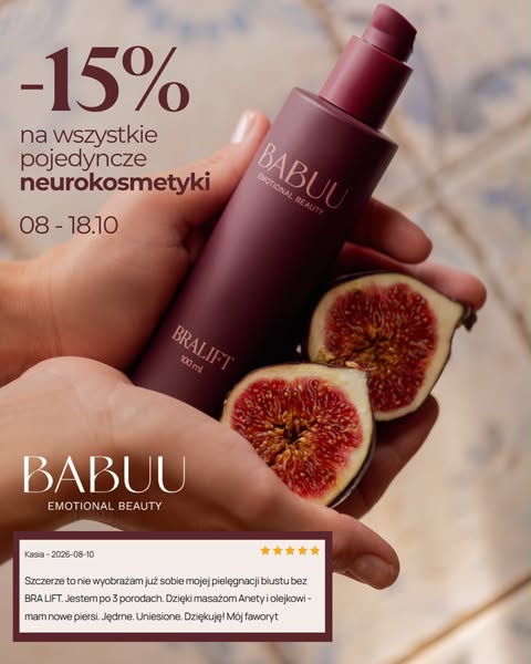 15% na neurokosmetyki BABUU
