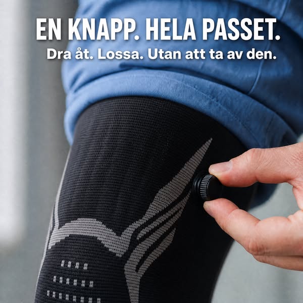Knäortos med justerbart stöd