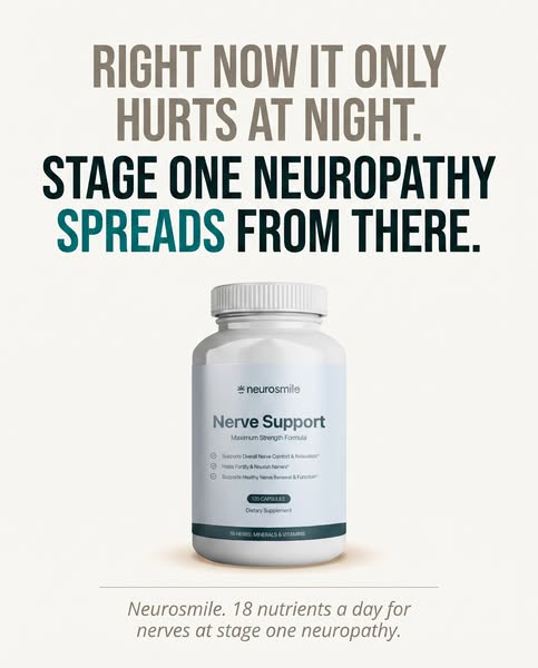 Burning feet at 3am is stage one neuropathy