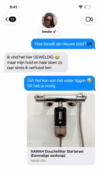 Verhuisd naar Europa? Kijk naar je douchewater