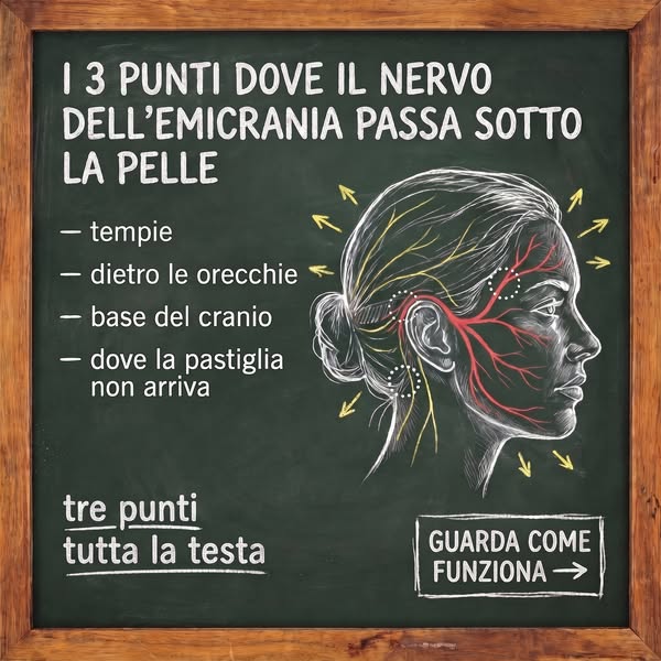 Emicrania? Parti da dietro le orecchie