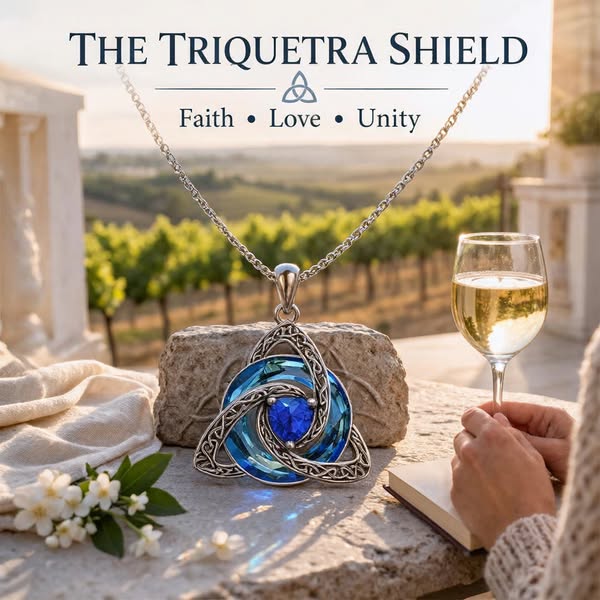 Last Day Only＄19.99 Celtic Birthstone Shield: Wear Your Protection & Story - January / Garnet / Every order comes with a beautiful gi