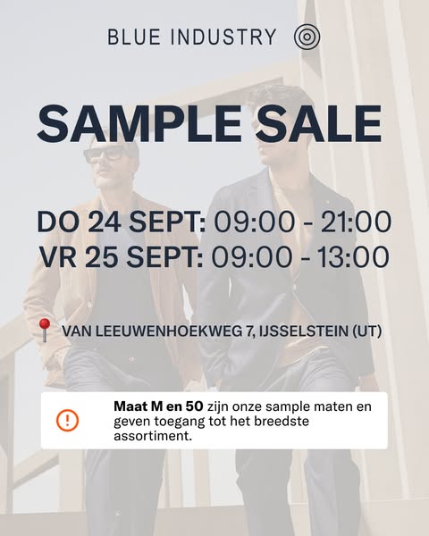 Sample Sale Uitnodiging