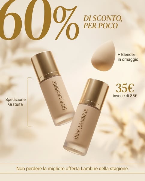 Ancora pochi flaconi prima dell'esaurimento