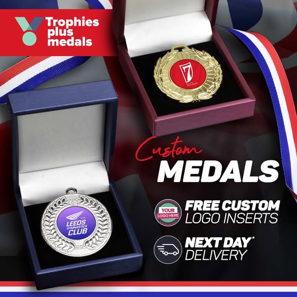 Next Day Medals, No Set-Up Fees