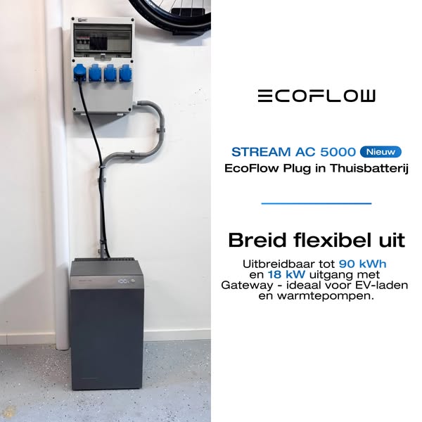 EcoFlow Plug-in Thuisbatterij | STREAM AC 5000