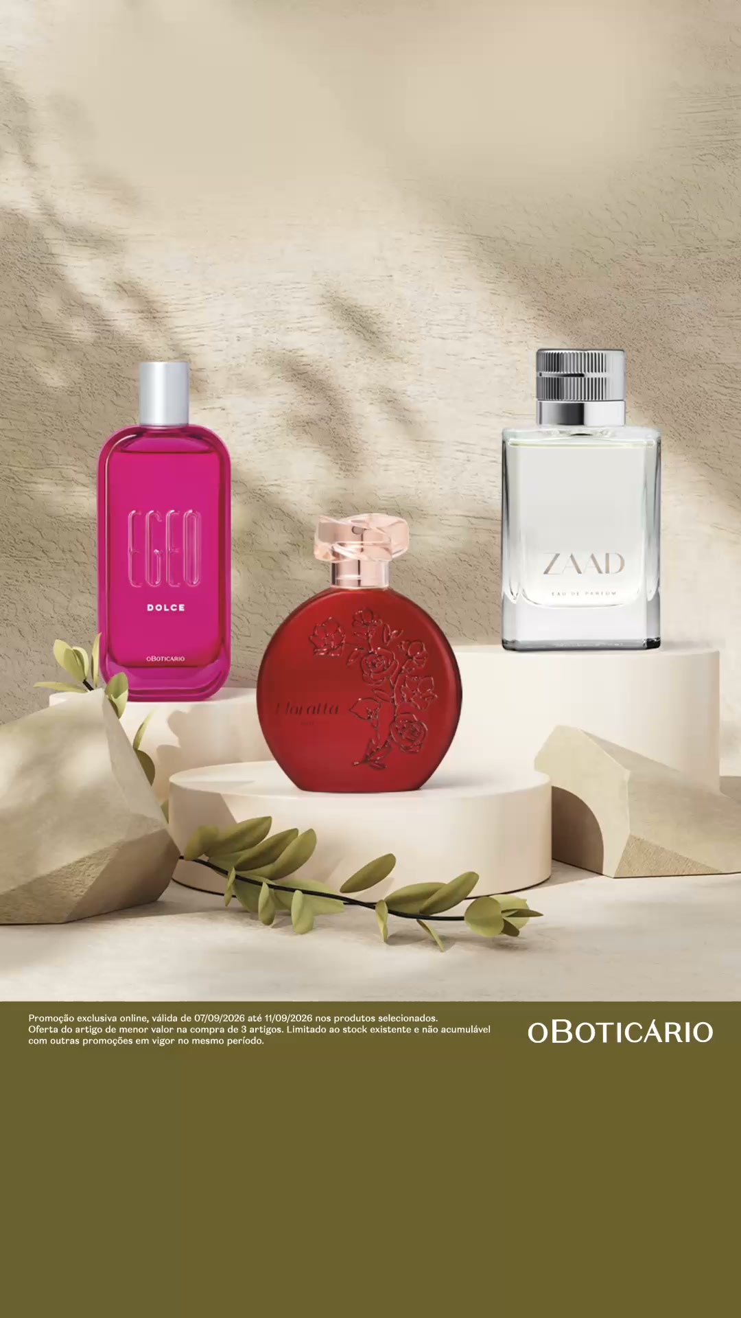 Leva 3, Paga 2 em Perfumaria!