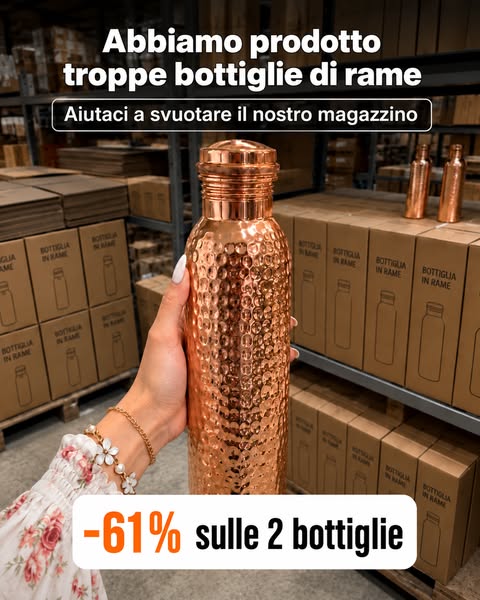 Puro rame. Garanzia a vita. Spedizione gratuita. Alma Pure™: l’investimento benessere che meriti.
