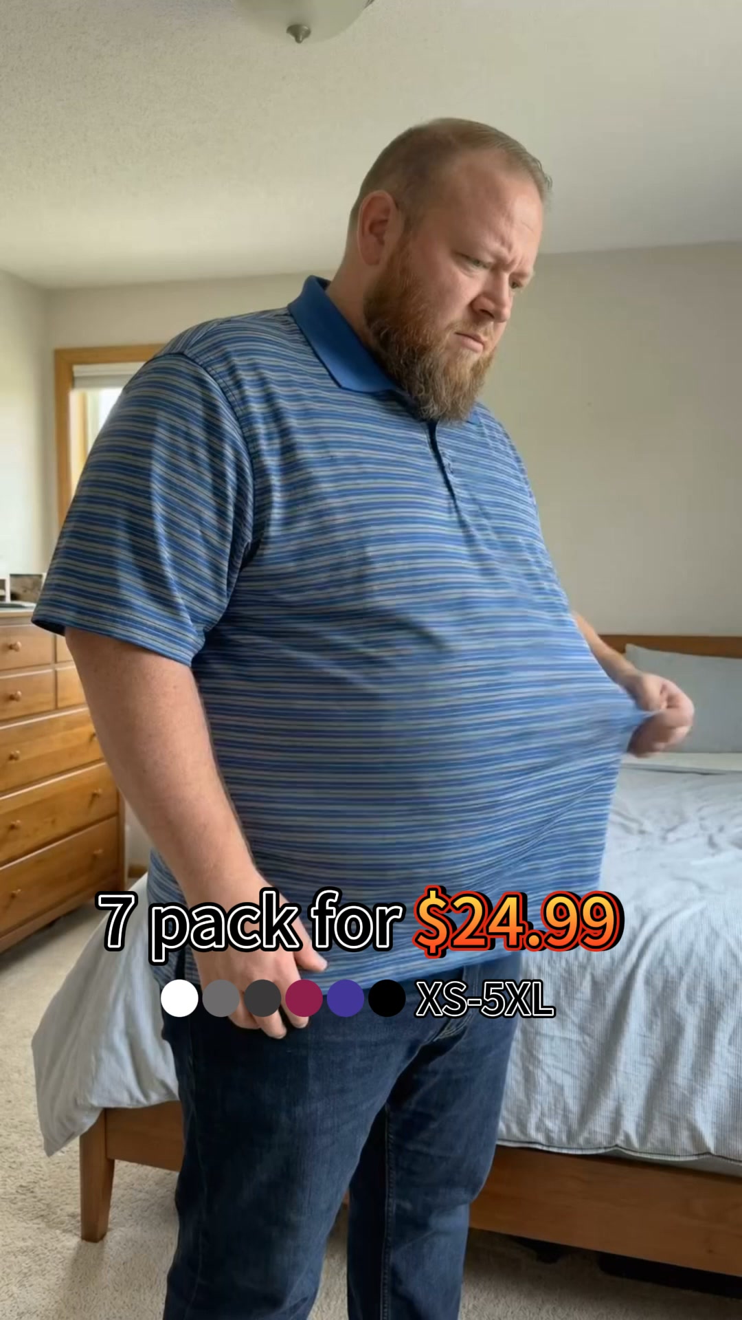 7 POLOS FOR $24.99