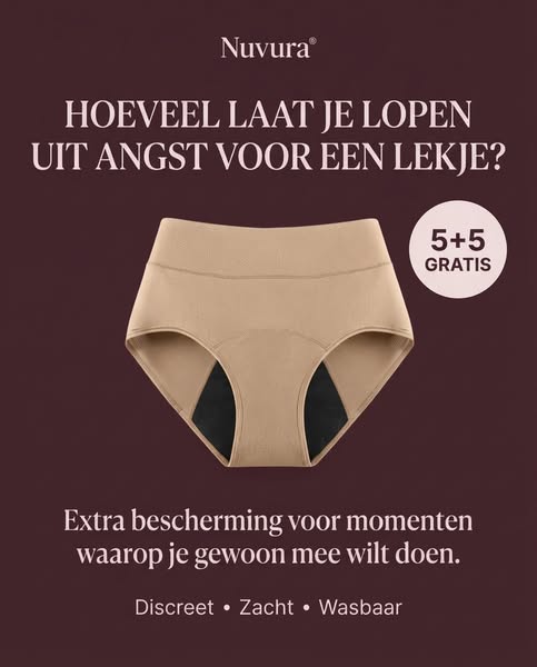 Lekvrij ondergoed heeft mijn leven veranderd!