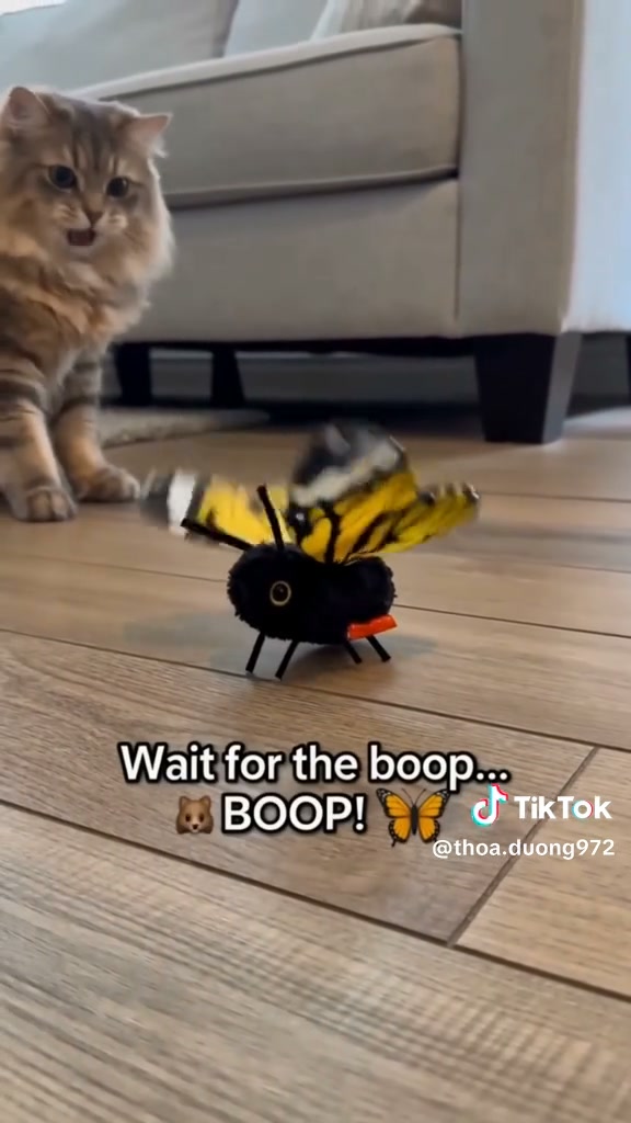 26% OFF Fluttering Electric Butterfly Cat Toy | Automatic Interactive Moving Toy for Indoor Cats