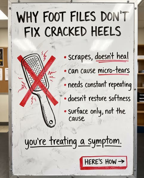 This fixes dry heels