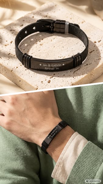 Für Damen & Herren: Gravur-Armband