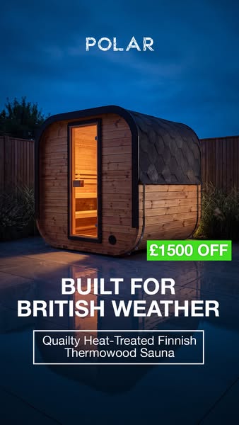 £1,500 Off Your Home Sauna