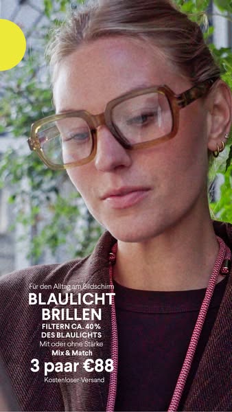 Mehr Zeit vor dem Bildschirm? Entdecken Sie unsere Blaulichtbrillen