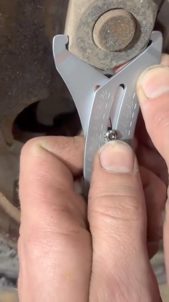 Nut & Bolt Head Size Gauge
