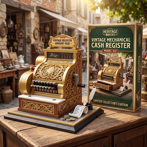Classic Cash Register Collector's Edition Building Blocks