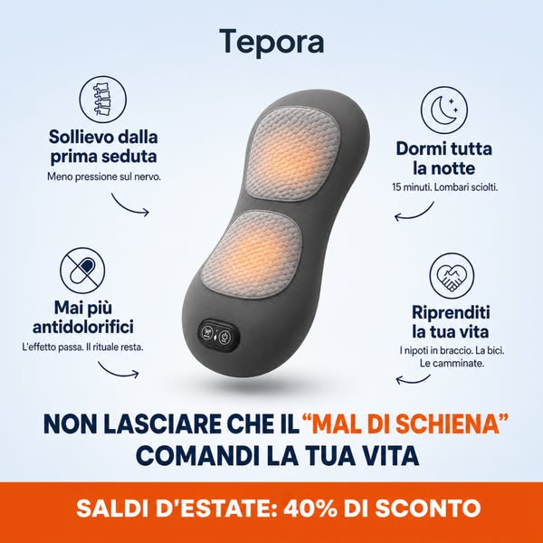 15 minuti per la tua schiena
