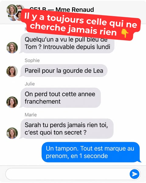 Indispensable pour la crèche et l’école !