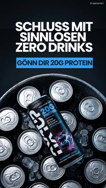 20g Protein. 0g Zucker.