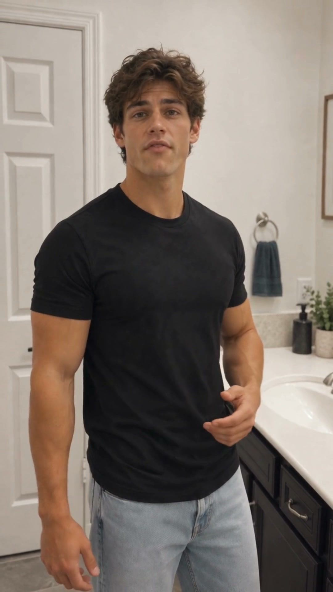 This T-shirt is basically a push-up bra for guys!
