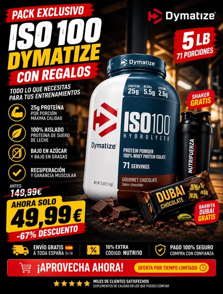 Pack ISO 100 + Regalo - 50% OFF