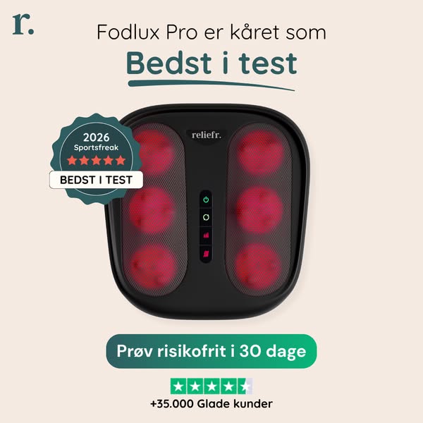 Prøv Fodlux Pro med fuld tilfredshedsgaranti
