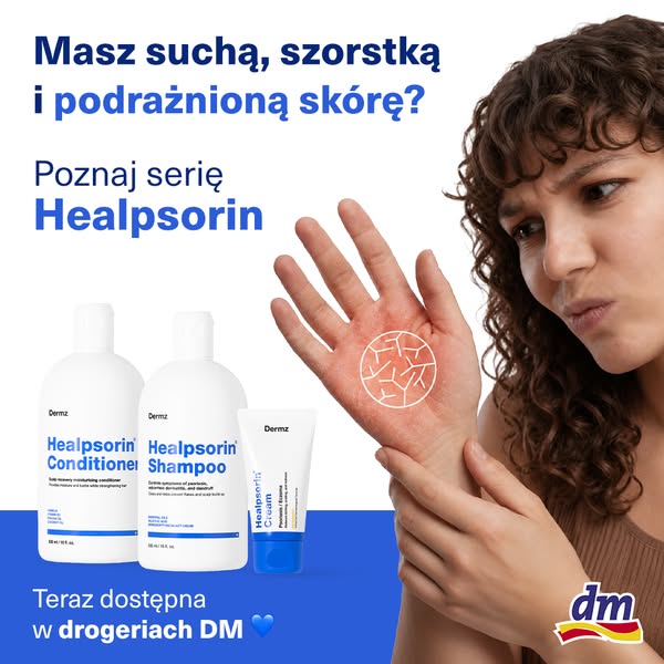 Twoje ulubione produkty Healpsorin teraz znajdziesz w DM