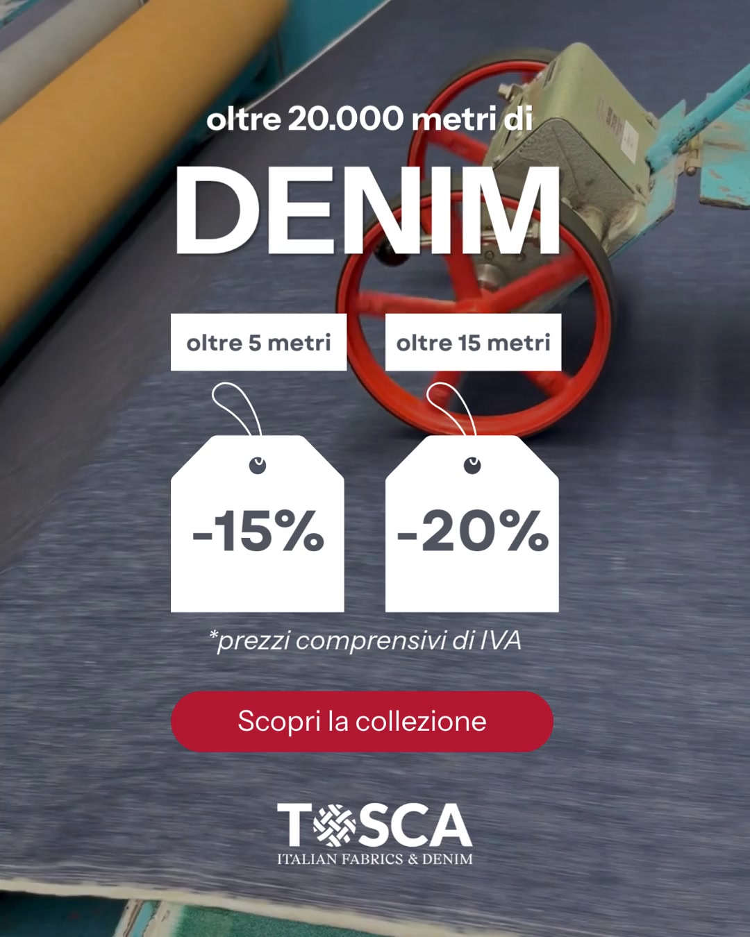 DENIM e tanti altri tessuti premium per la tua collezione o il tuo business.