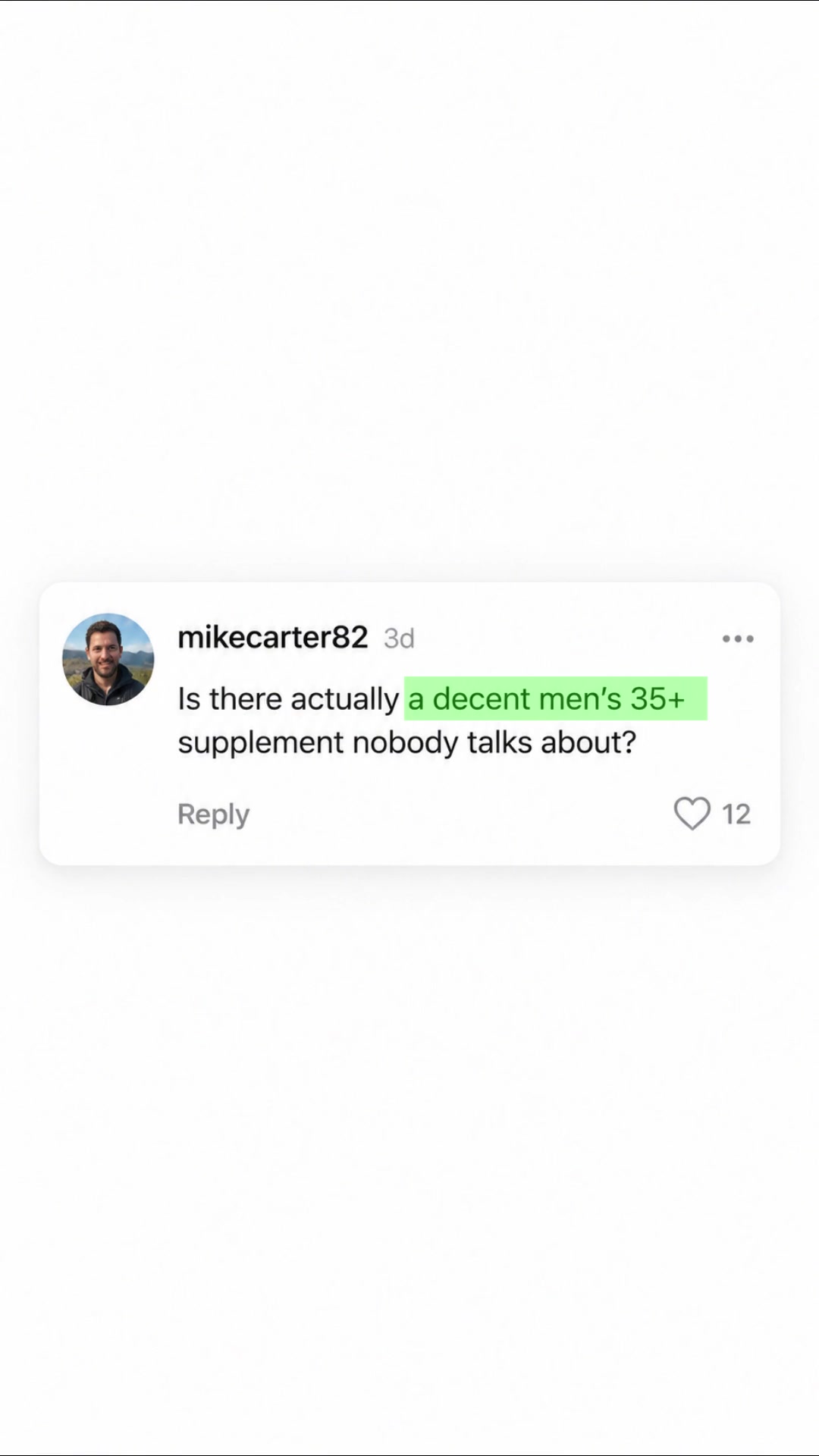 I compared 5 men's supplements