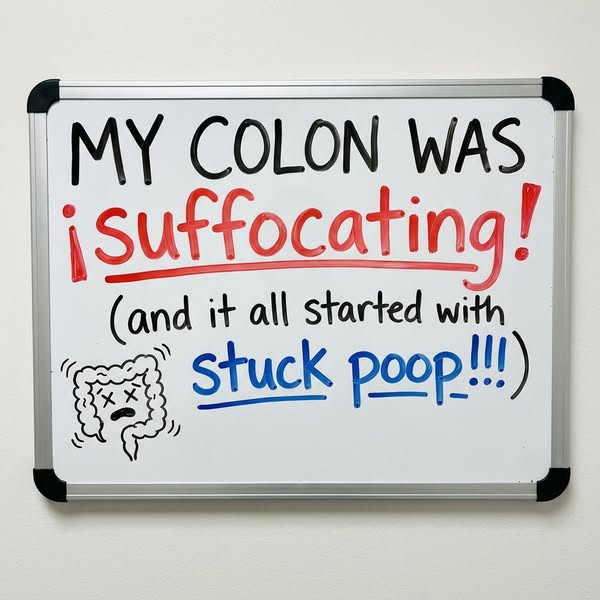 How I dissolved years of cemented poop after my colon suffocating itself to death