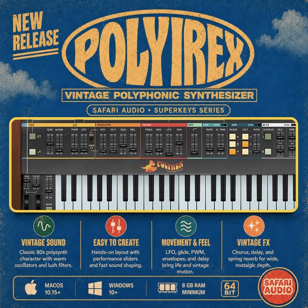 PolyRex: Vintage Polyphonic Synth
