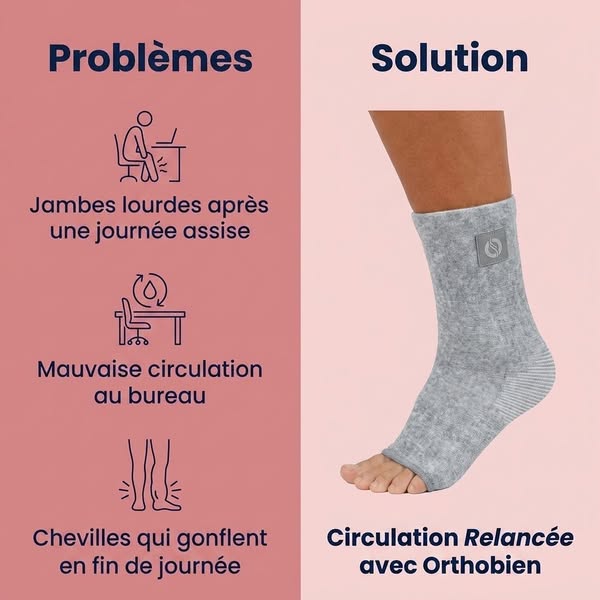 Soulagez la neuropathie, les gonflements et les douleurs du pied avec nos chaussettes de compression en bambou.