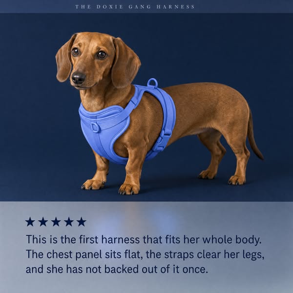The First Harness That Fits Her Whole Body.