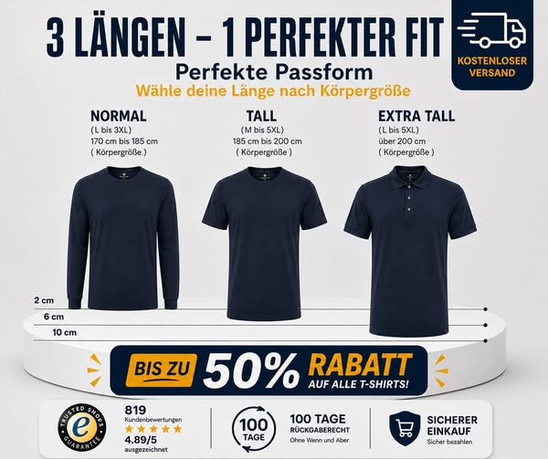 3 für 60 € Deal: CHELSEA T-Shirts