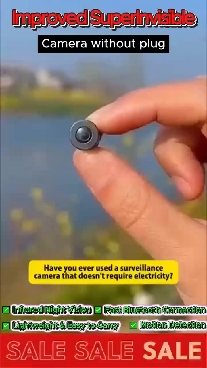 Mini WiFi Security Camera 1080P HD with Infrared Night Vision