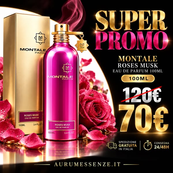 Roses Musk di Montale eau de parfum 100ml