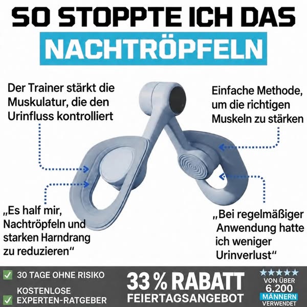 Stärke deinen Beckenboden. Zuhause.