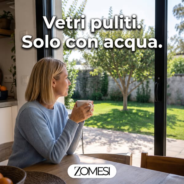 Il panno magico che pulisce con l'acqua