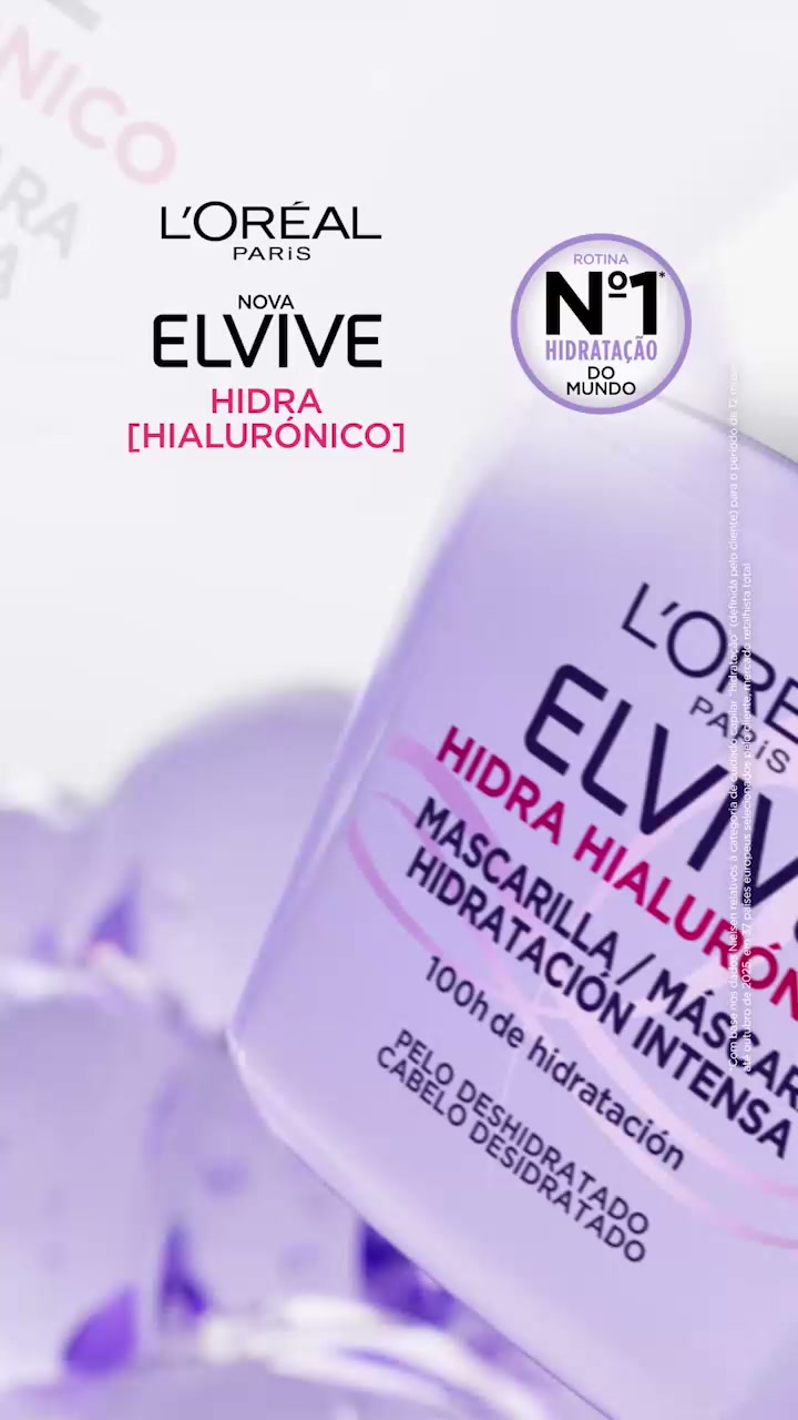 Nova máscara Elvive Hidra Hialurónico de L'Oréal Paris