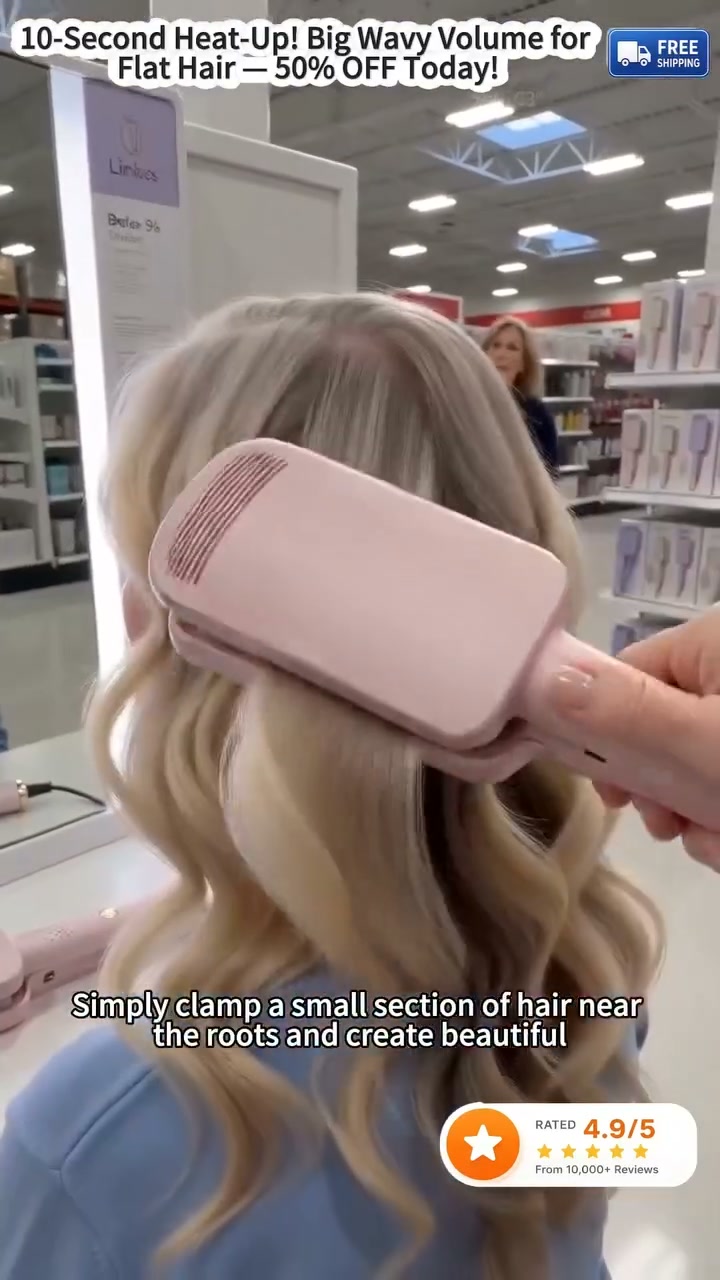 Flat Hair to Bouncy Waves!